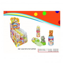 PETS POP DIPPER LOLLIPOP&POWDER 12UN.