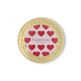 MEDALLON 100MM CORAZONES 15UND