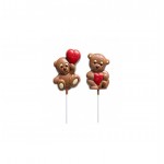 PIRULETAS CHOCOLATE OSITO SAN VALENTIN 28X30GR.