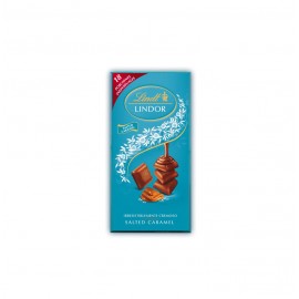 LINDT LINDOR SALTED CARAMEL SINGLES 20X100GR
