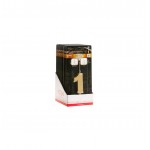 VELA NO 1 ORO CHISPEANTE COD. 345434