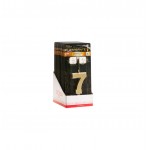 VELA NO 7 ORO CHISPEANTE COD. 345440