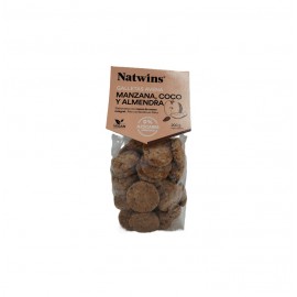 NATWINS GALLETA MANZANA COCO ALMENDRA 10X200GR.