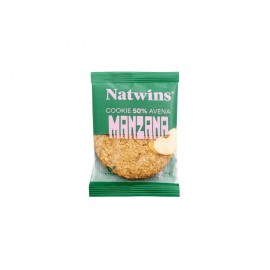 NATWINS COOKIE 50% AVENA MANZANA 14UNX38GR.