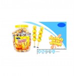 MINI ORANGE STICK CANDY GUMMY 30X10GR.