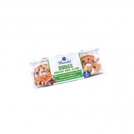 DONAS RELLENAS CREMA CHOCOLATE Y AVELLANAS 9X180GR.