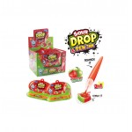 SOUR DROP PEN JAM STRAWBERRY APPLE FRUIT 12UN.X55GR.