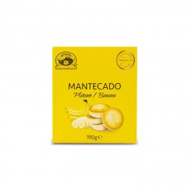 POLVORON MANTECADO PLATANO 10X190GR.