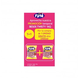 LOTE FINI 1+1 BESOS TWISTY BOLSA 1KG.