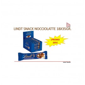 PROMO LINDT SNACK NOCCIOLATTE 18X35GR. 20% DTO.