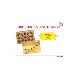 PROMO LINDT DULCES DESEOS 143GR. 20% DTO.