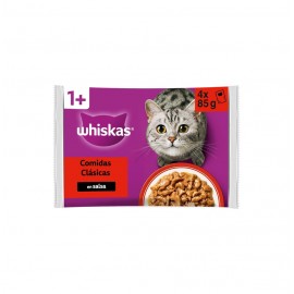 WHISKAS 1+SELECCION CLASICA CARNE 13X4X85GR.448975