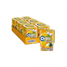 ORBIT REFRESHERS BOTE TROPICAL 6X67GR.(30GRAG)