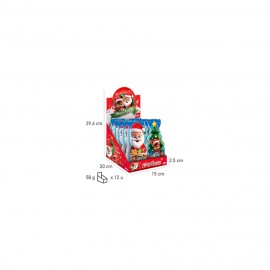 SURTIDO NAVIDEÑO PAPA NOEL Y RENO 12X58GR.