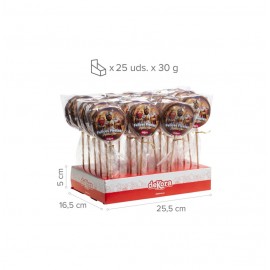 PIRULETA NUBE CHOCO REYES MAGOS 25X30GR.