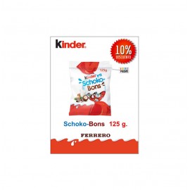PROMO 10% DTO. KINDER SCHOKO-BONS 125GR.
