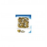 BOMBON CORAZON CHOCOLATE ORO-PLATA 1KG.140APROX