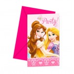 PRINCESAS INVITACION 6X24U.