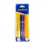 MOLIN 3 BOLIGRAFOS TINTA GEL SURT.REF.BTG140-03-S