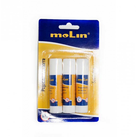 MOLIN 3 PEGAMENTOS BARRA 9GR.12UN.R.RPGB900-03-09