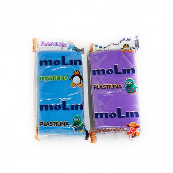 MOLIN PLASTELINA 50GR. COLORES SURT.REF.PTL976-30