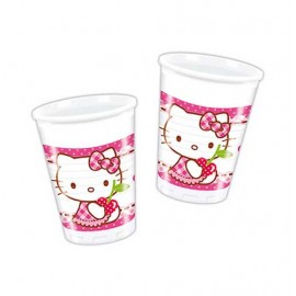 HELLO KITTY VASOS 200ML.8UN.