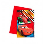 CARS INVITACION 6X24U.