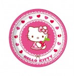 HELLO KITTY PLATOS 19,5CM 8UN.