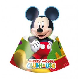 MICKEY PARTY GORROS 6UN.