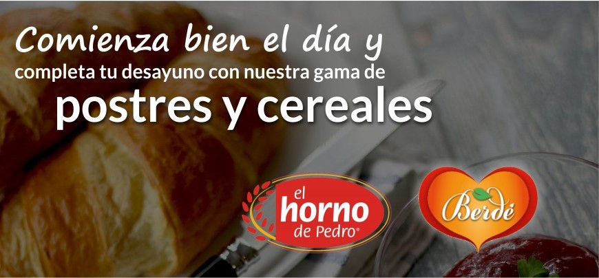 Comienza bien el día con nuestra gama de postres y cereales